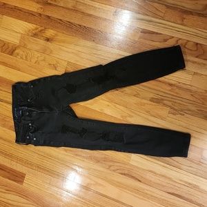 Aeropostle High rise denim jegging 000 short